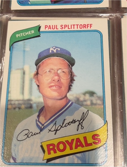 1980 Topps #409 Paul Splittorff — front