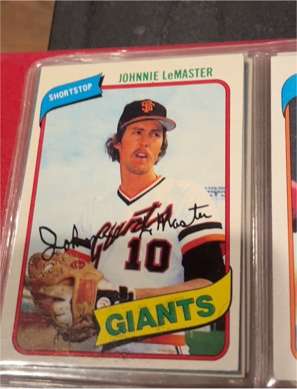 1980 Topps #434 Johnnie LeMaster — front