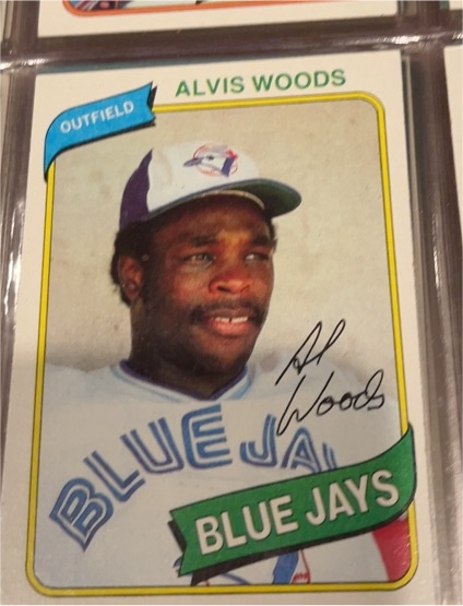 1980 Topps #444 Alvis Woods Toronto Blue Jays — front