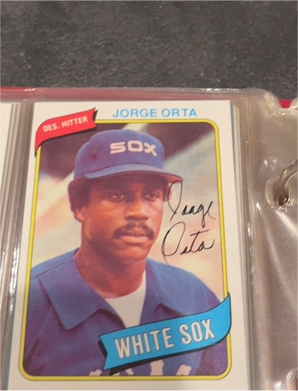 1980 Topps #442 Jorge Orta Chicago White Sox — front