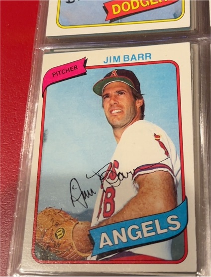1980 Topps #529 Jim Barr — front