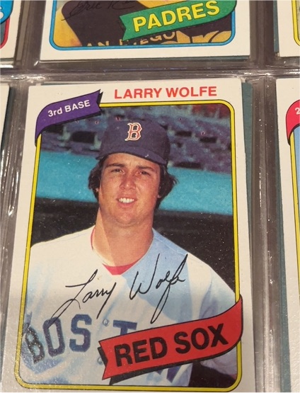 1980 Topps #549 Larry Wolfe — front