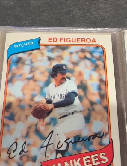 1980 Topps #555 Ed Figueroa — front
