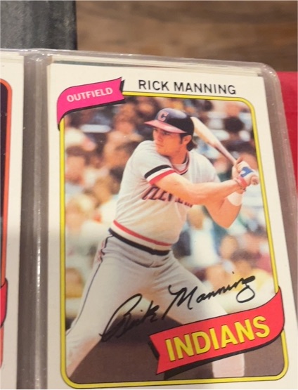 1980 Topps #564 Rick Manning — front