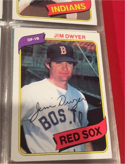 1980 Topps #576 Jim Dwyer Boston Red Sox — front