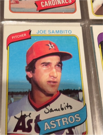 1980 Topps #571 Joe Sambito — front