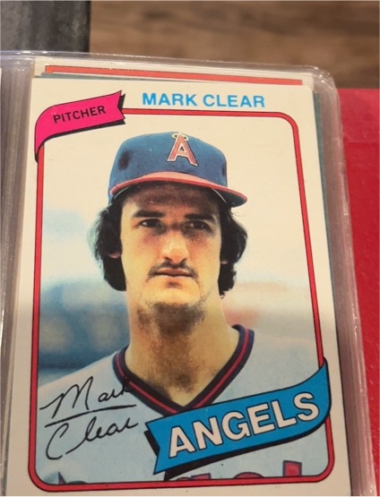 1980 Topps #638 Mark Clear — front