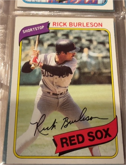 1980 Topps #645 Rick Burleson — front