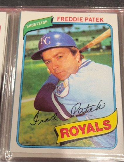 1980 Topps #705 Freddie Patek — front