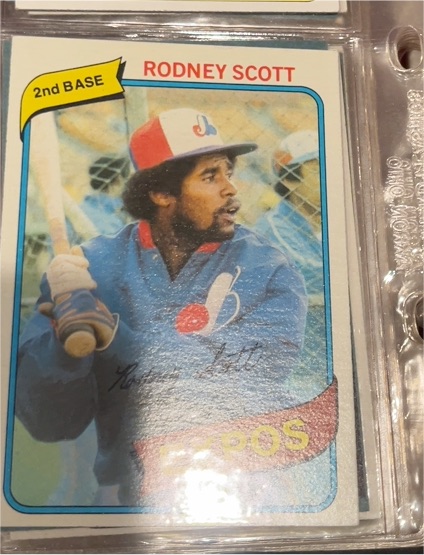 1980 Topps #712 Rodney Scott Montreal Expos — front
