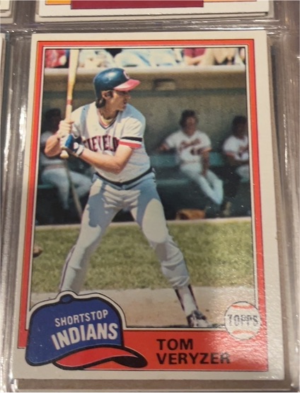 1981 Topps #39 Tom Veryzer — front