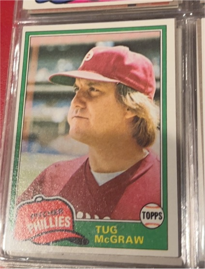1981 Topps #40 Tug McGraw — front