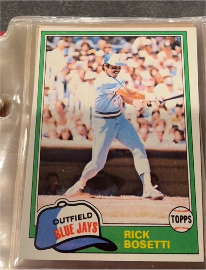 1981 Topps #46 Rick Bosetti — front