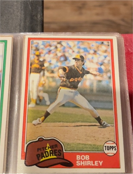 1981 Topps #49 Bob Shirley — front