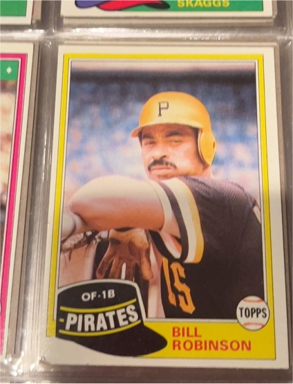 1981 Topps #51 Bill Robinson — front
