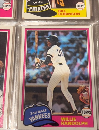 1981 Topps #30 Willie Randolph — front