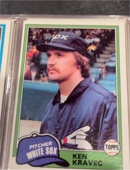 1981 Topps #67 Ken Kravec Chicago White Sox — front