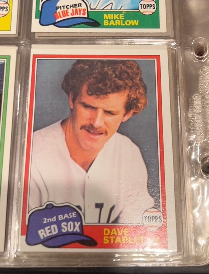 1981 Topps #620 Dave Stapleton — front