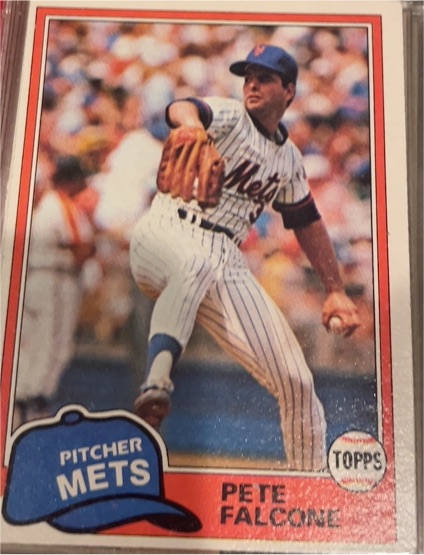 1981 Topps #117 Pete Falcone New York Mets — front