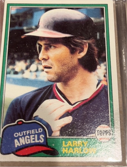 1981 Topps #121 Larry Harlow California Angels — front