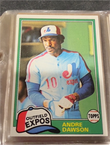 1981 Topps #125 Andre Dawson — front