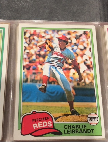 1981 Topps #126 Charlie Leibrandt — front