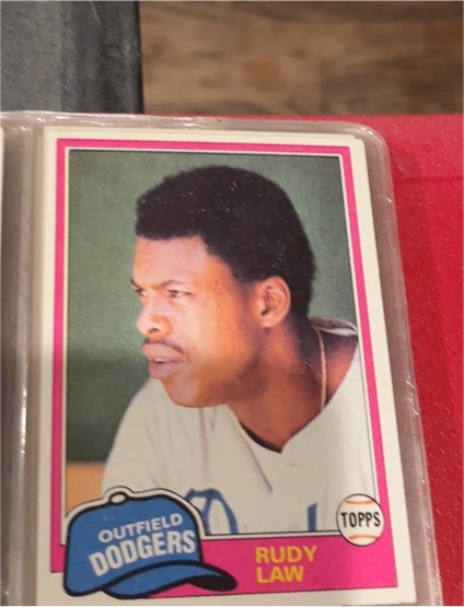 1981 Topps #127 Rudy Law — front