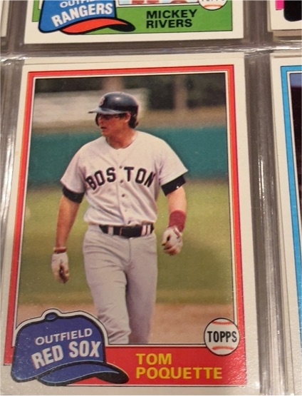 1981 Topps #620 Tom Poquette — front