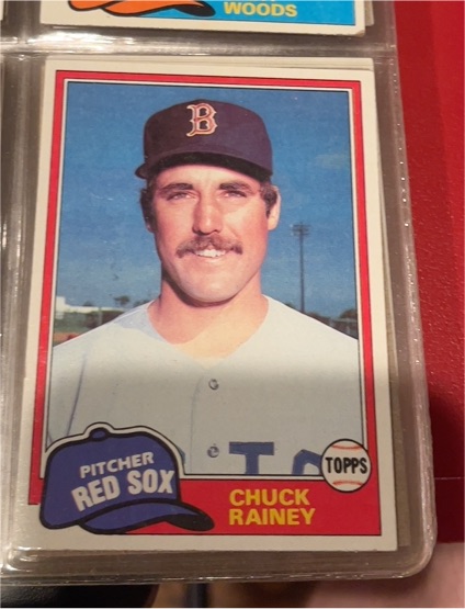 1981 Topps #199 Chuck Rainey Boston Red Sox — front