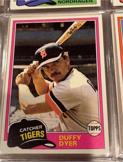 1981 Topps #196 Duffy Dyer Detroit Tigers — front