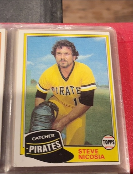 1981 Topps #212 Steve Nicosia — front