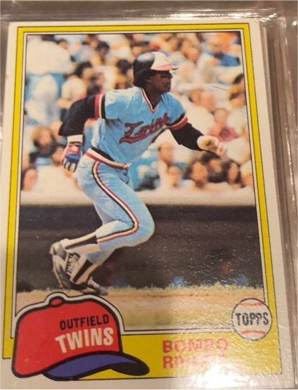 1981 Topps #256 Bombo Rivera Minnesota Twins — front