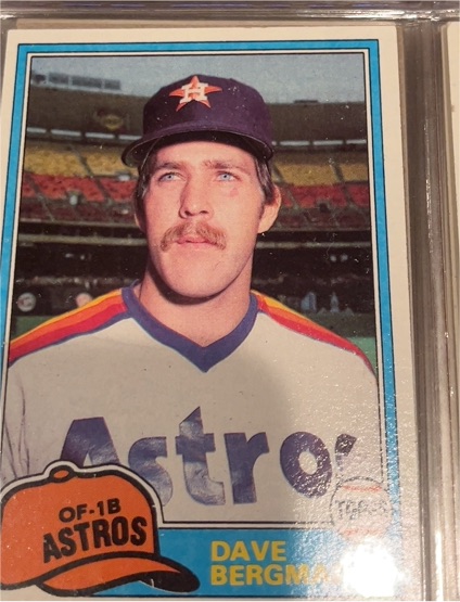 1981 Topps #253 Dave Bergman Houston Astros — front