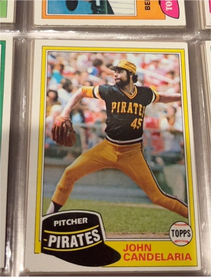 1981 Topps #481 John Candelaria — front