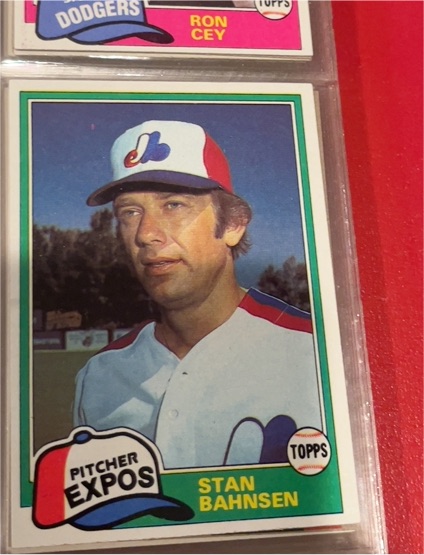 1981 Topps #267 Stan Bahnsen — front