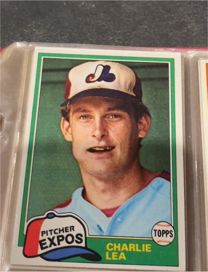 1981 Topps #293 Charlie Lea — front