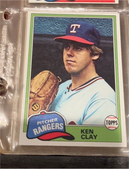 1981 Topps #305 Ken Clay — front