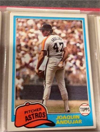 1981 Topps #329 Joaquin Andujar — front