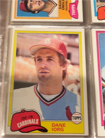 1983 Topps #788 Dane Iorg — front