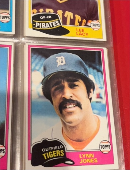 1981 Topps #481 Lynn Jones — front