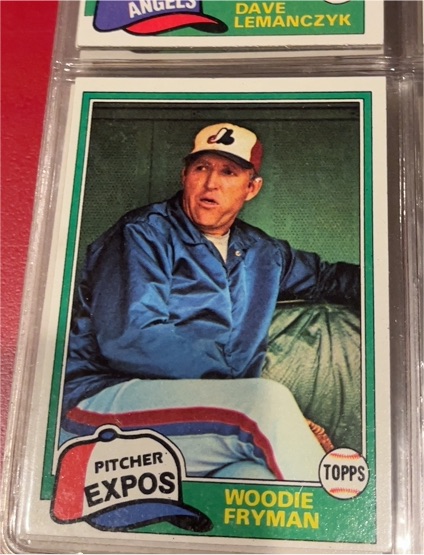 1981 Topps #394 Woodie Fryman — front