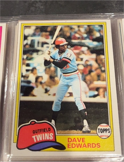 1981 Topps #386 Dave Edwards — front