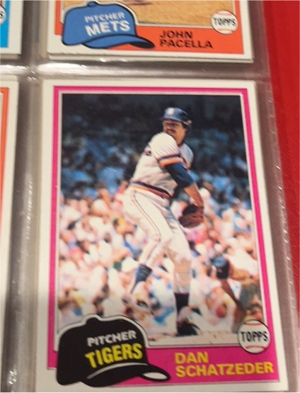 1981 Topps #584 Dan Schatzeder — front