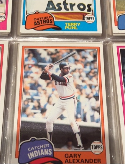 1981 Topps #241 Gary Alexander — front
