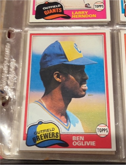 1981 Topps #415 Ben Oglivie — front