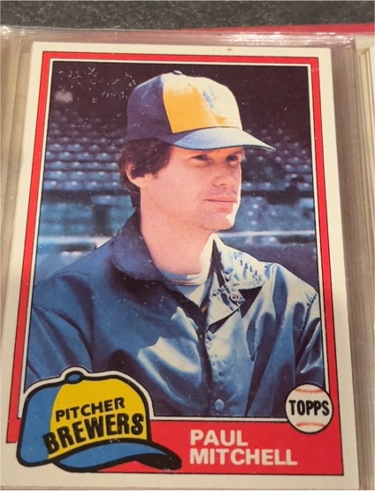 1981 Topps #449 Paul Mitchell — front