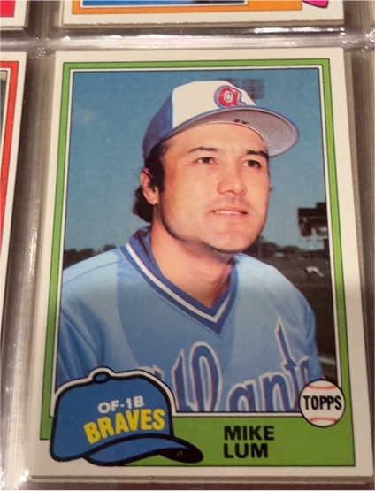 1981 Topps #457 Mike Lum — front