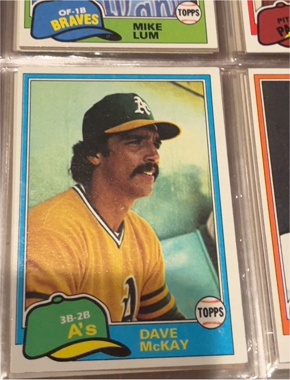 1981 Topps #461 Dave McKay — front