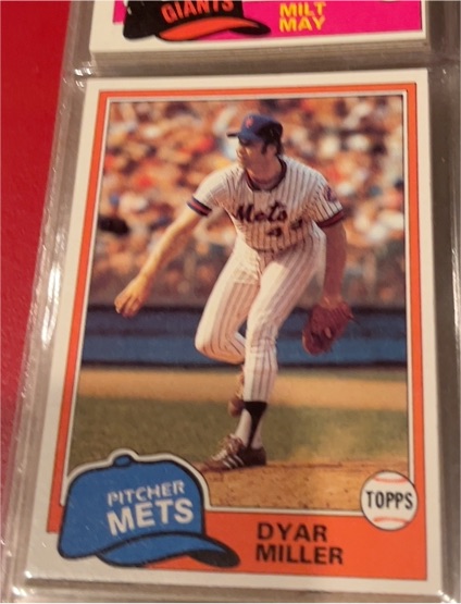 1981 Topps #472 Dyar Miller — front