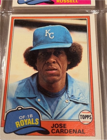 1981 Topps #473 Jose Cardenal — front